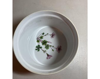 Spode Made in England 'Stafford Flowers' 6.25”  Souffle Bake Dish oxalis vs07