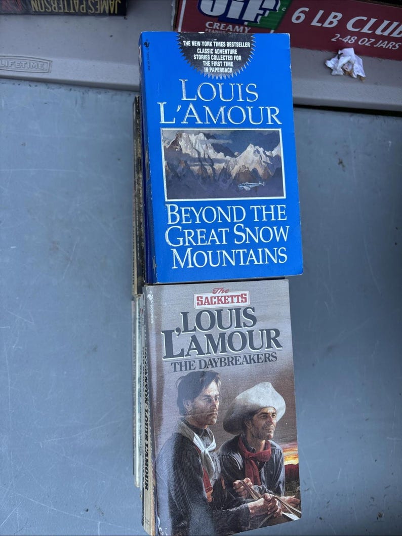 lot of 20 Louis Lamour paperback books lot # 12 see pics image 5