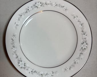 Noritake Bread Butter Plates Ivory China Heather Pattern 7548 lot of 6 japan vs7