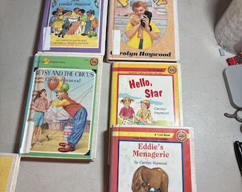 A Lot Of 7 Hardbound books  X Library Carolyn Haywood lot # 1