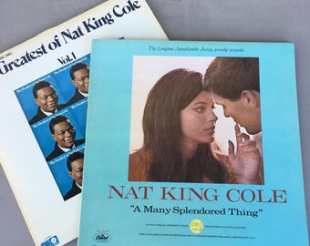 Lotto di 2 album di Nat King Cole