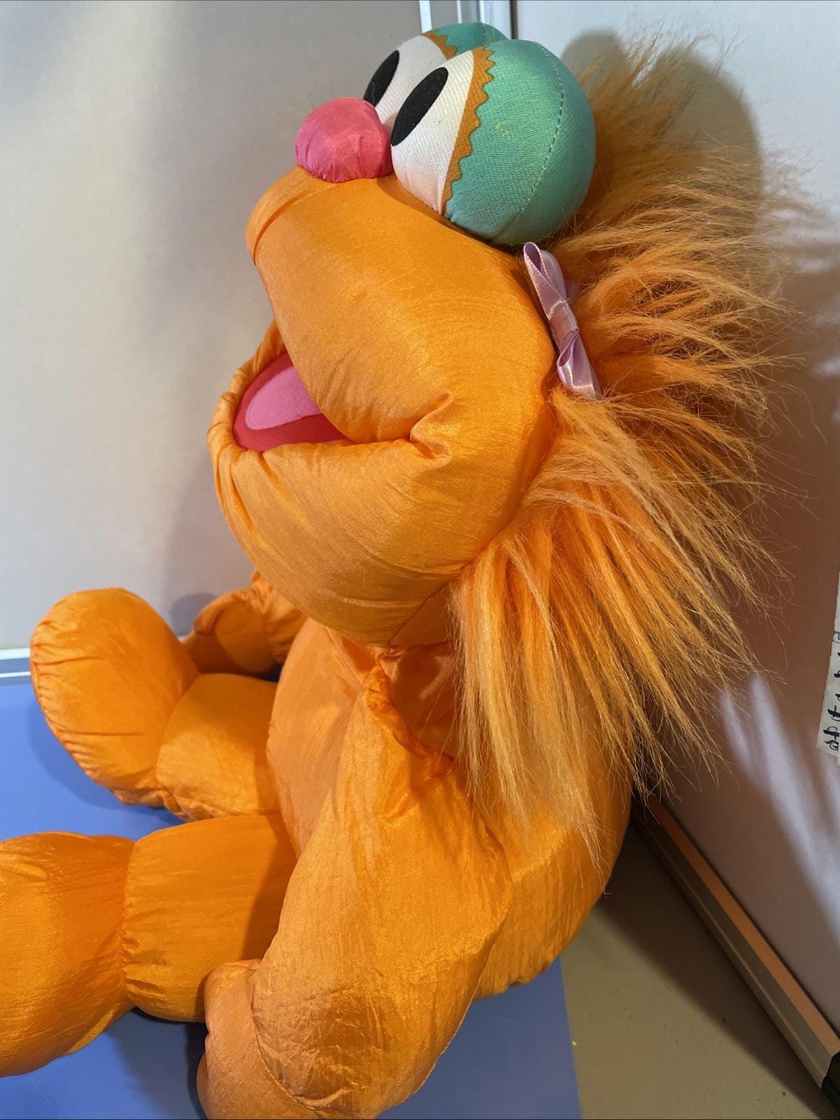 Zoe Doll ,hasbro Nylon 1994 Sesame Street Large Soft Stuffed Toy