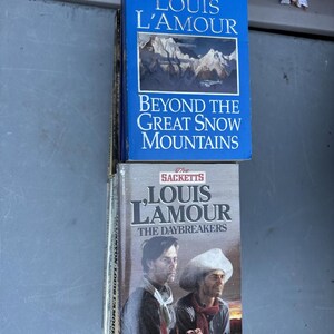 lot of 20 Louis Lamour paperback books lot # 12 see pics image 4