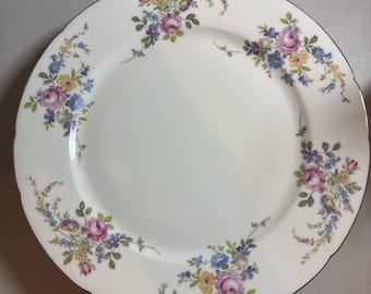 4 Vintage CCC Imperial Boho dinerborden 10 1/4" Tsjechoslowakije vs18