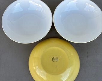 Corning Cereal Vintage Centura by Yellow lot of 3   6” SEE PICS  well Loved b074