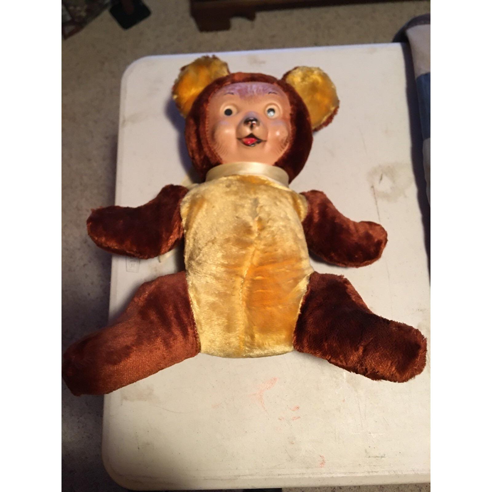 Vintage rubber face bear - Etsy 日本