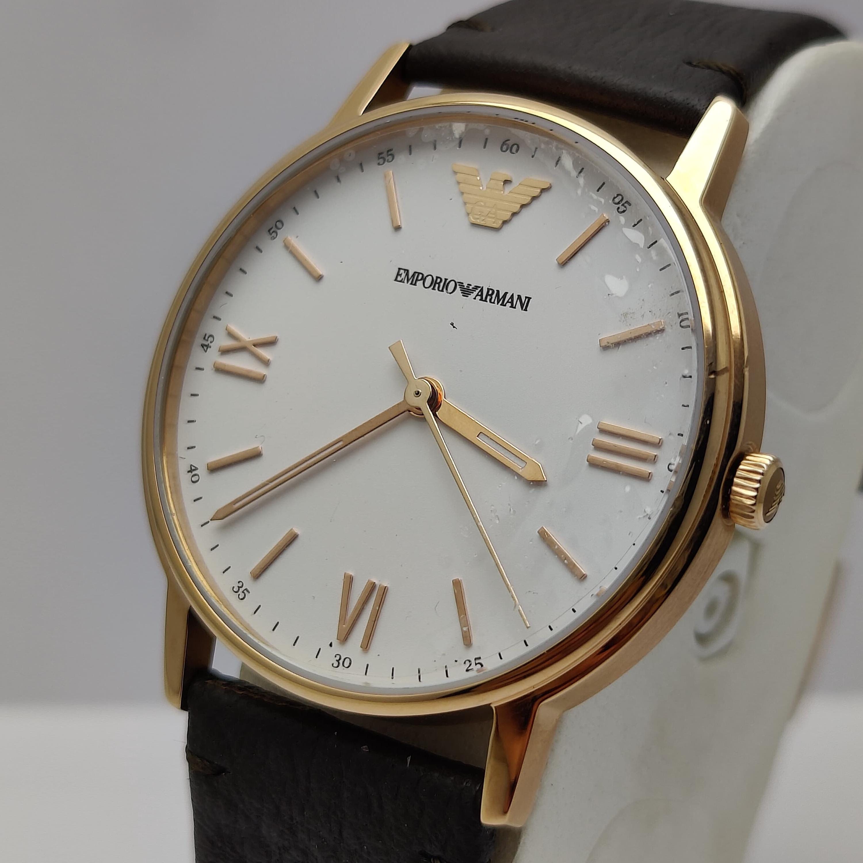 Auth Emporio Armani watch vintage Watch Emporio Armani Silver in Steel - 50677350 main image 2