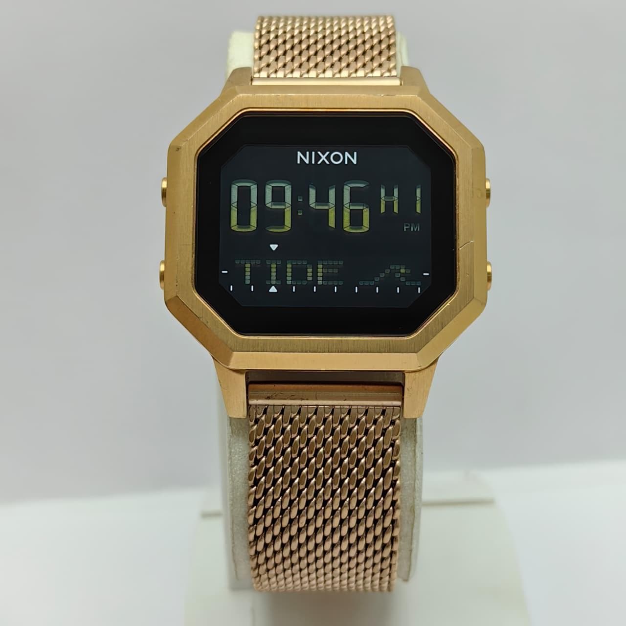 Nixon Siren Milanese All Rose Gold Digital Unisex Watch, Stainless