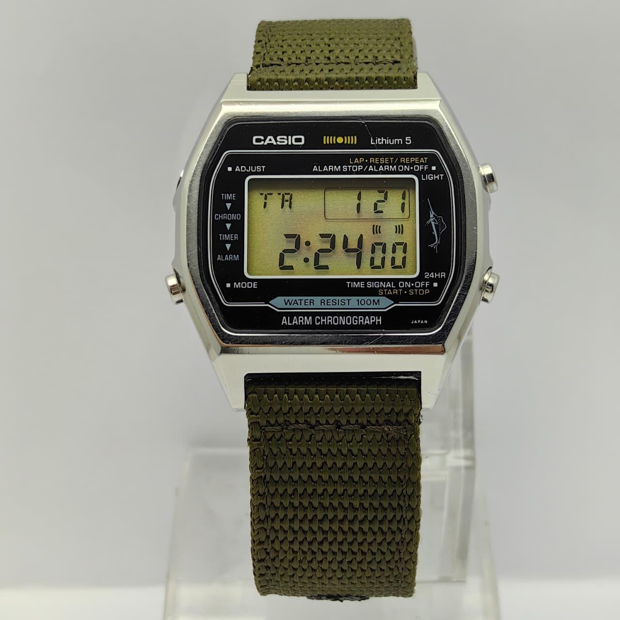 Vintage Casio Marlin H101 Digital Chronograph Watch - Etsy