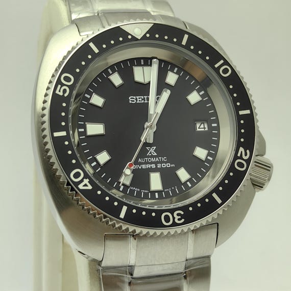 SEIKO PROSPEX TURTLE Automatic Mod Black Dial 7S2… - image 4