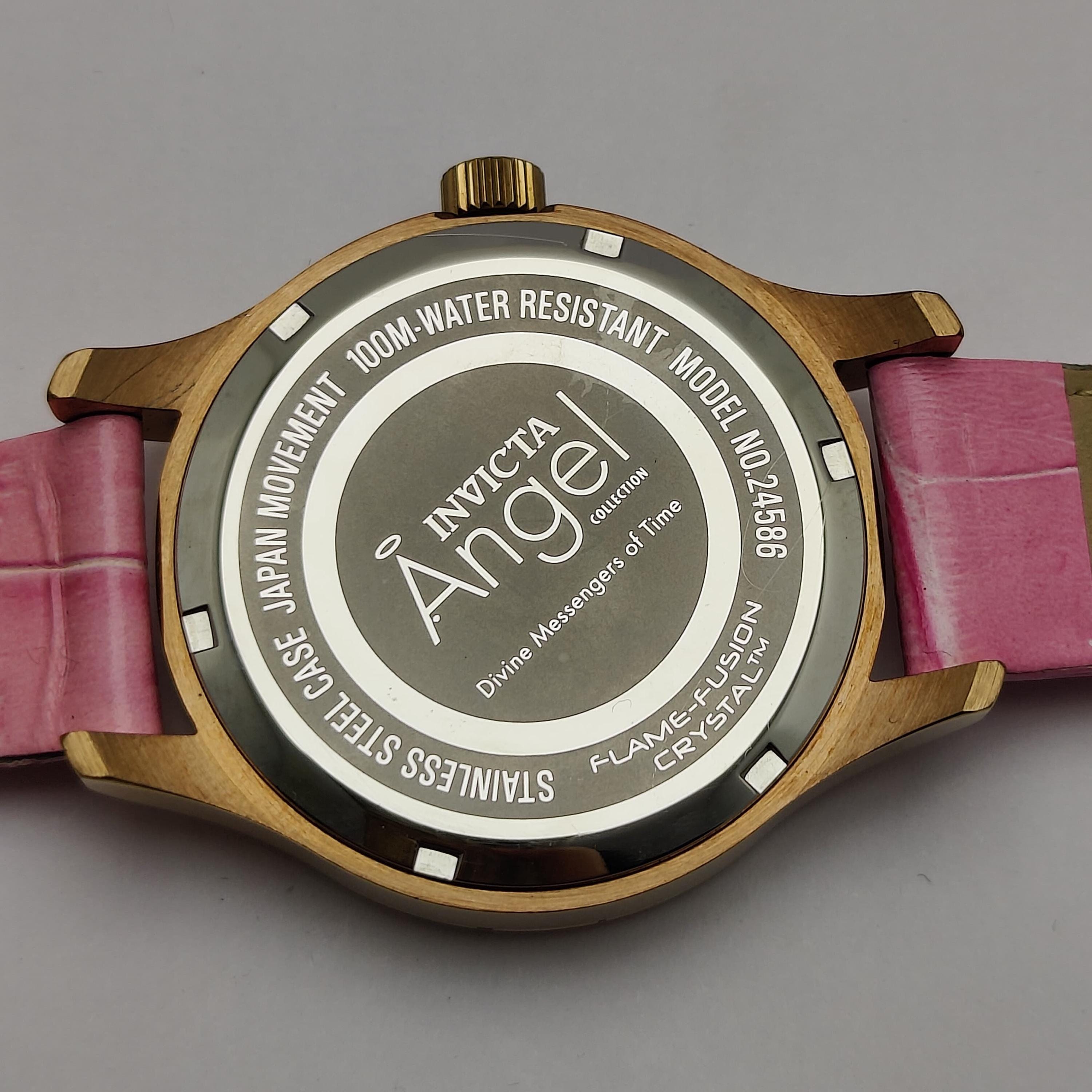 Invicta Angel Pink Mother of Pearl 40 Mm Dial 24586 Quartz 
