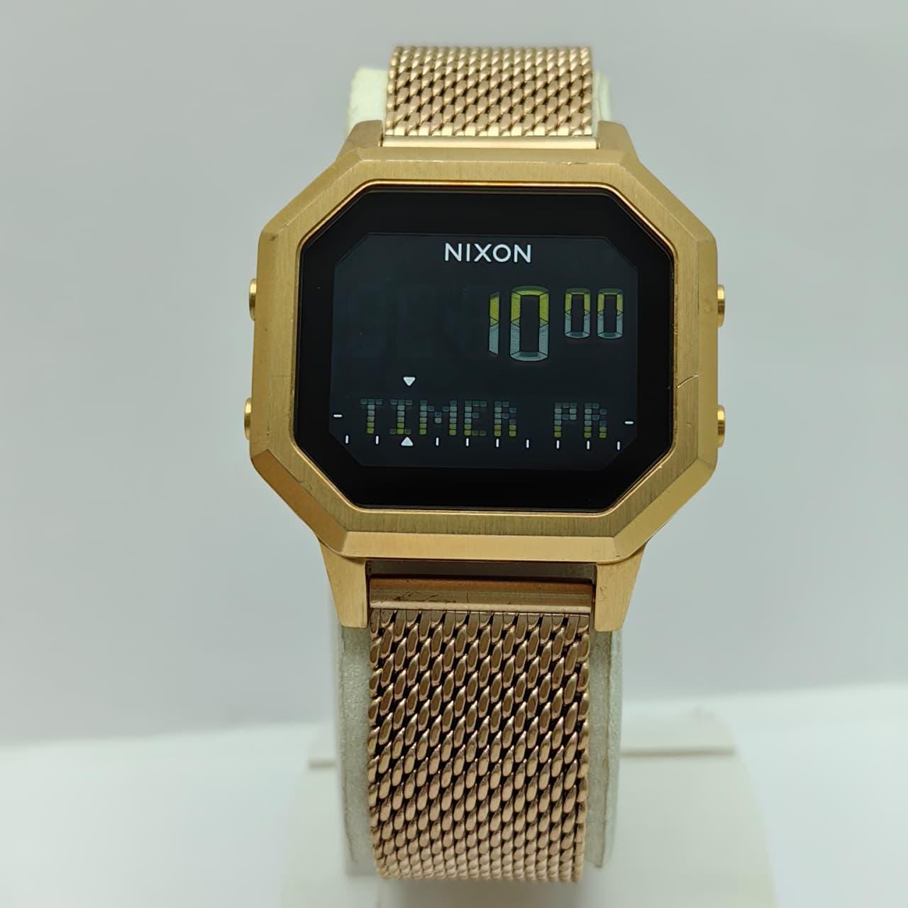 Nixon Siren Milanese All Rose Gold Digital Unisex Watch, Stainless