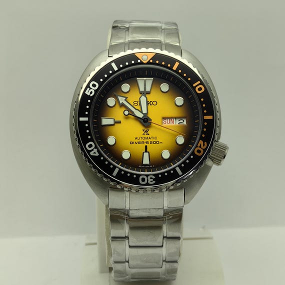 SEIKO PROSPEX TURTLE Automatic Mod Black Dial 7S2… - image 9
