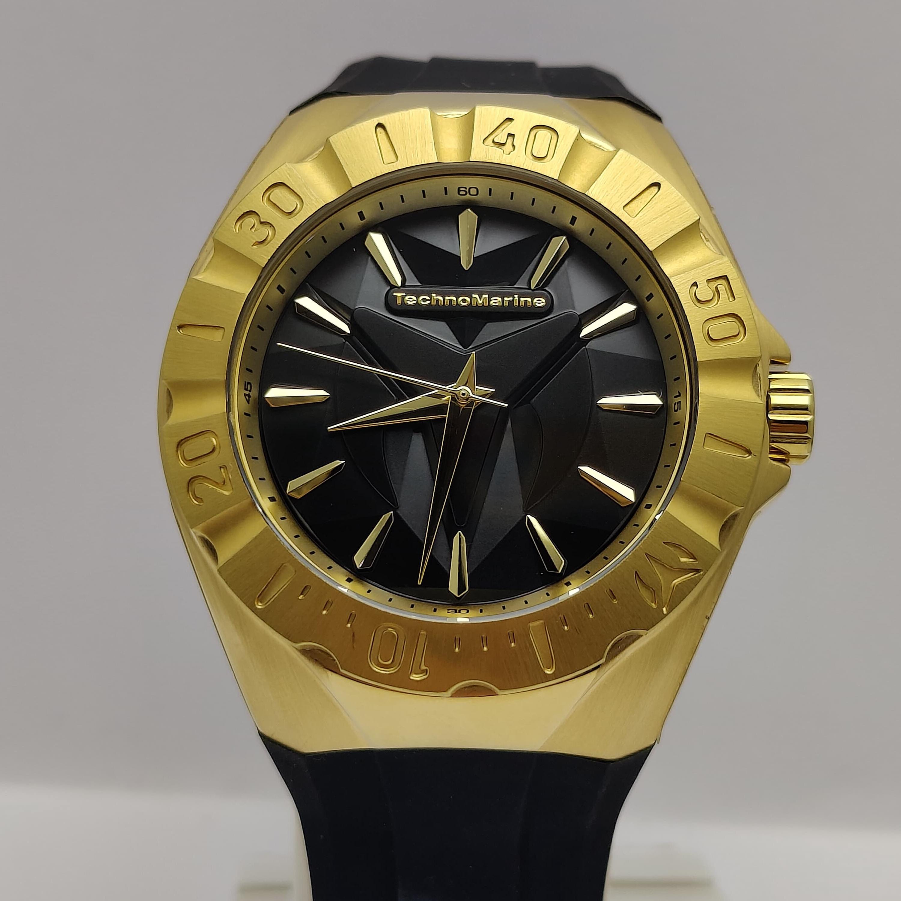 Technomarine Cruise Monogram TM-120008 20ATM/660FT Black and Gold