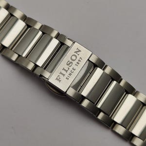 FILSON Mackinaw 18 mm tvåfärgat rostfritt stål original herrklocka armband