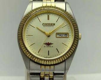 Original Vintage CITIZEN Eagle 7 21 Jewels Automatic Day-date