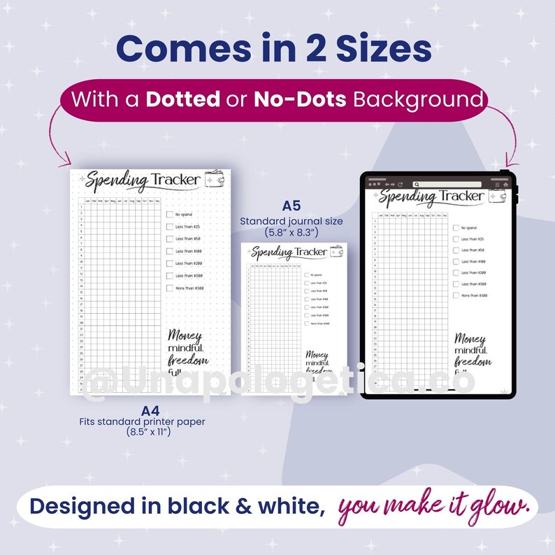 Yearly Habit Trackers | Printable Bullet Journal | Digital Planner ...