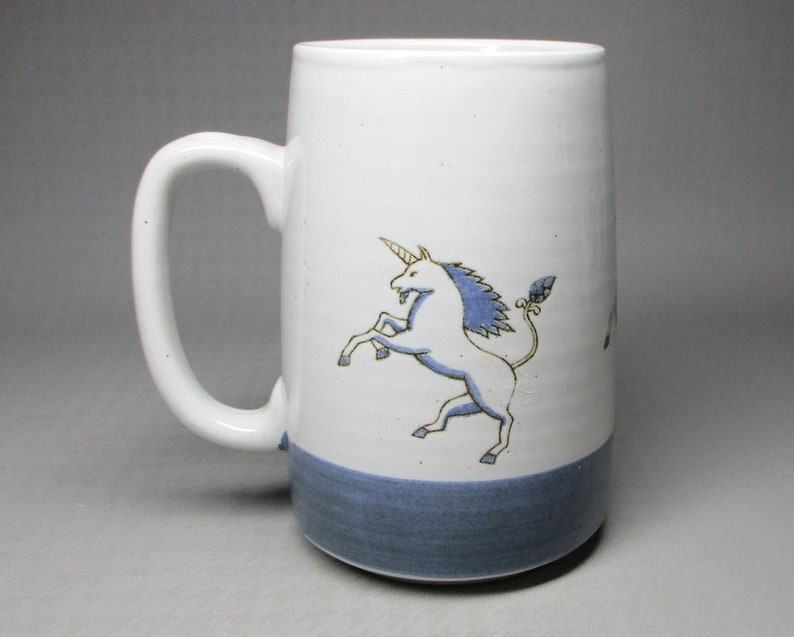 Otagiri Tall Grand Mug Decoration Of Three Unicorns Not Etsy