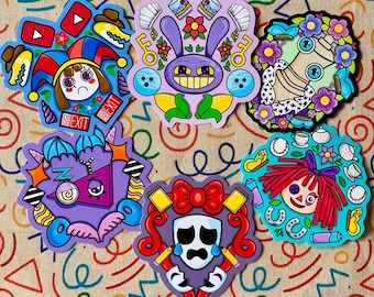 TADC-personagestickers: waterdichte laptopstickers