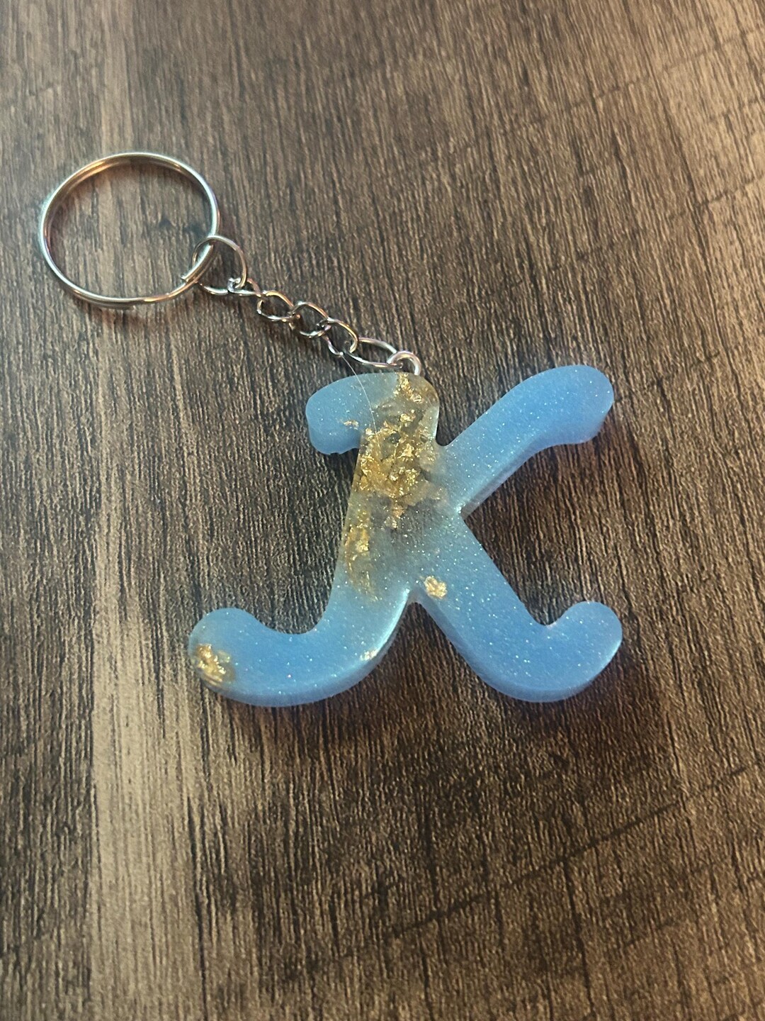Key Chain K K• Initial Keychain - Alphabet Keychain - Etsy
