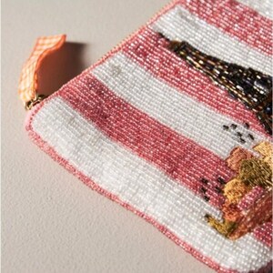 NWT Anthropologie Fiona Beaded Pouch/Bag- City Edition In Paris zdjęcie 6