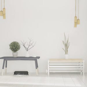 4&quot;x12&quot; Metal Floor Vent Air Deflector | Cast Aluminum HVAC Diverter | Heavy-Duty Modern Vent Cover | Matte Black & Brown