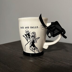 Love You to death mug/ Tim Burton mug/ ceramic coffee mug jack & Sally jack and Sally