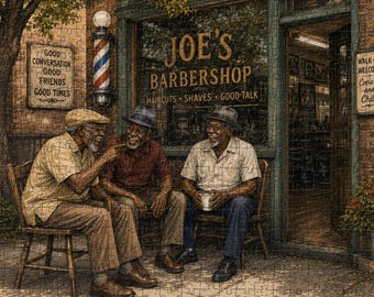 Custom Photo Puzzle Personalized Jigsaw 80 120 200 300 500 1000 Piece African American church family Black Art Family Gift Keepsake
