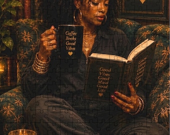 Custom Photo Puzzle 300 500 1000 Piece Personalized Jigsaw Sugar shack / Bool Lovers Adult Puzzle Black Art Wedding Anniversary Gift
