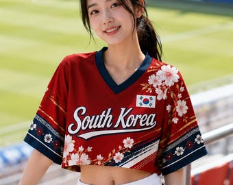 Custom South Korea Soccer Jersey, Korean Soccer Team Jersey South Korea Flag Football Jerseys Korea Shirt Men Women Gift