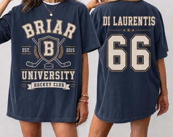 Off-Campus Briar Hockey Shirt, Hockey Romance Shirt, custom briar hockey, Dean Di Laurentis,offcampus shirt,college hockey shirt,booktok