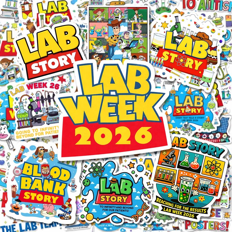 46 Pcs Lab Week Story Sticker, Funny Science Chemistry Decals for Techs ...