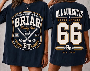 Off-Campus Briar Hockey Shirt, Hockey Romance Shirt, custom briar hockey, Dean Di Laurentis,offcampus shirt,college hockey shirt,booktok