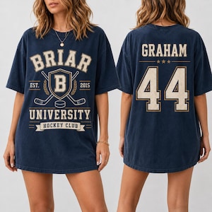 Off-Campus Briar Hockey Shirt, Hockey Romance Shirt, custom briar hockey,Garrett Graham,offcampus shirt,college hockey shirt,booktok