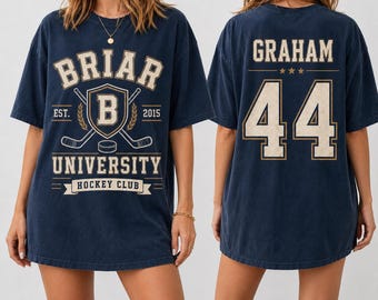 Off-Campus Briar Hockey Shirt, Hockey Romance Shirt, custom briar hockey,Garrett Graham,offcampus shirt,college hockey shirt,booktok