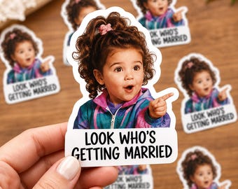 Custom Face Stickers or Confetti, Personalized Photo Stickers, Bachelorette & Bridal Shower Decorations