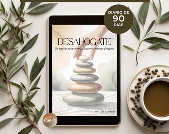 90 Días de Liberación Emocional / Diario Guiado para Aliviar el Estrés (PDF)