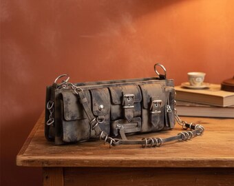 US Tax Free | DIESEL Rare Vintage Archive 90s Y2k Black Designer 