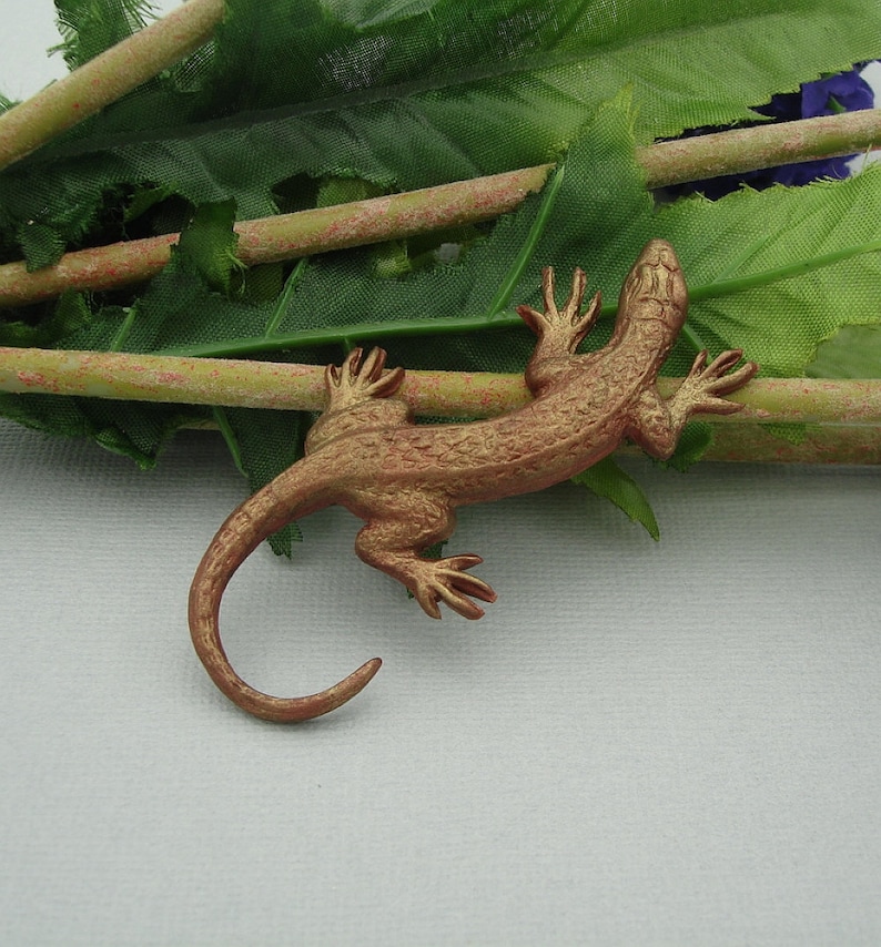 Lizard Polymer Clay Ornament Pendant Jewelry Findings. Etsy
