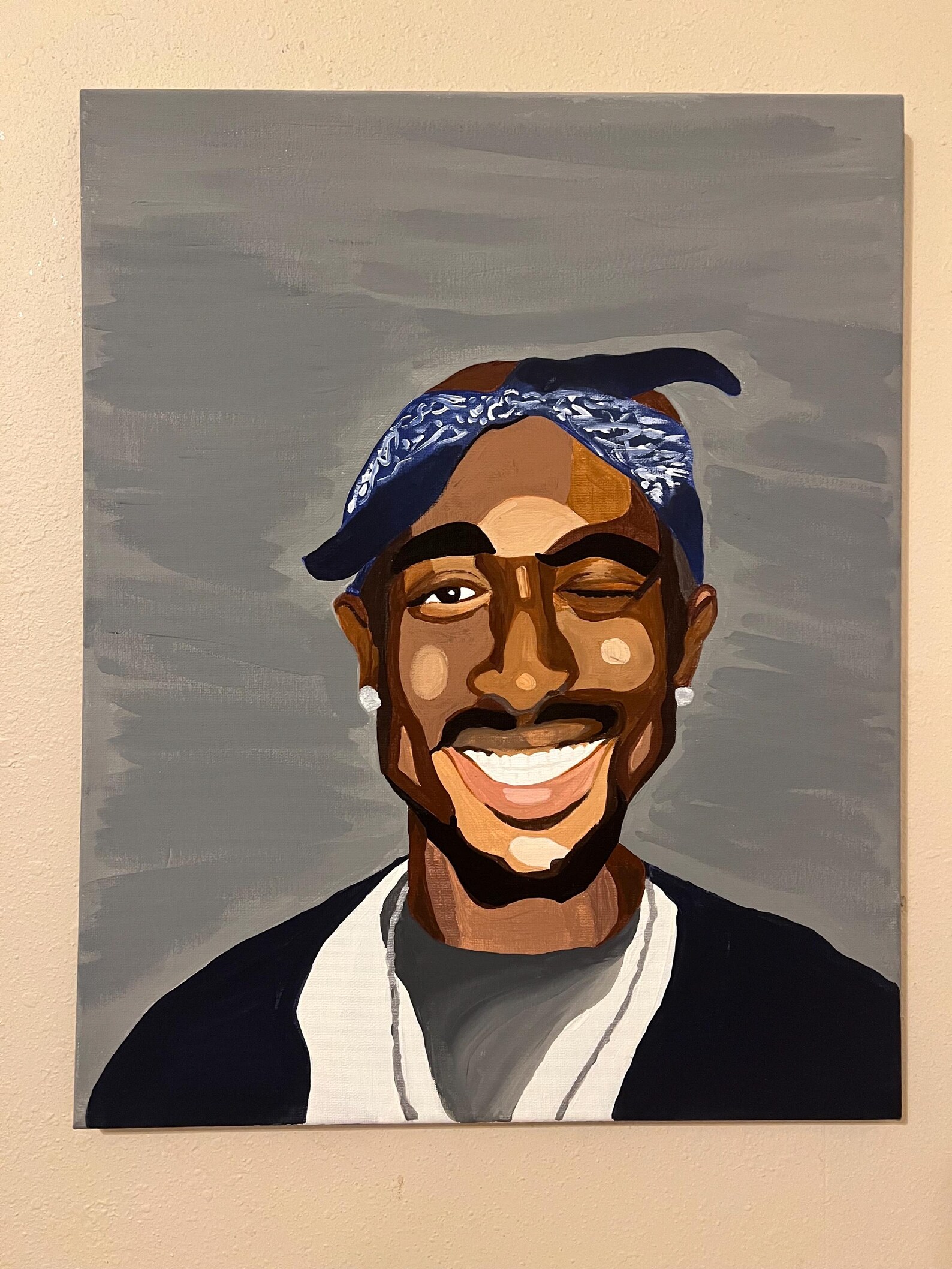 Prof Rapper Paintings Famous Rapper Portrait Paintings | Original Acrylic on Canvas | Nipsey ...