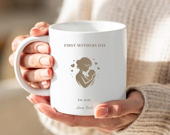 Gift from Baby to Mommy - First Mother's Day 2026 Mug - Personalized New Mom Keepsake