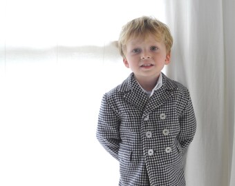 Age 6-7 years vintage 1960\u2019s J T Morgan tweed wool boys coat