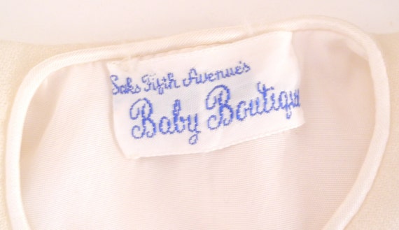Vintage Baby Clothes, 1950s Saks Fifth Avenue Cre… - image 3