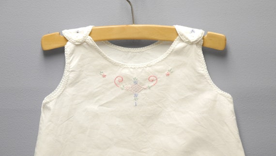 Vintage Baby Clothes | 1930's Handmade White Cott… - image 2