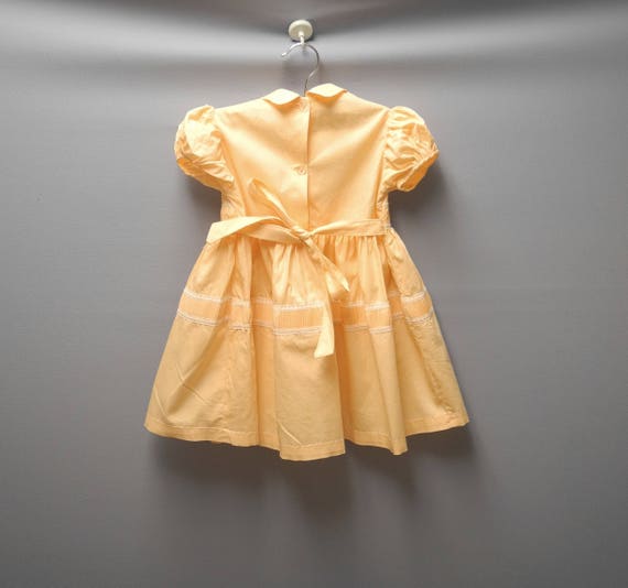 Vintage Baby Clothes | 1950's Peach and White Bab… - image 4