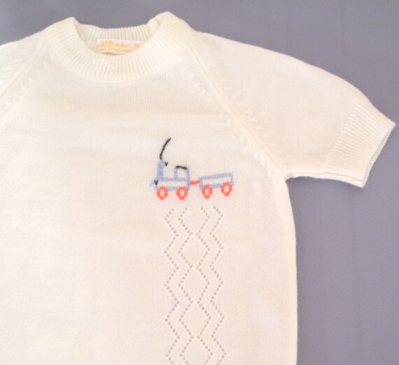 Vintage Baby Clothes, 1940's Light Yellow Knit Two