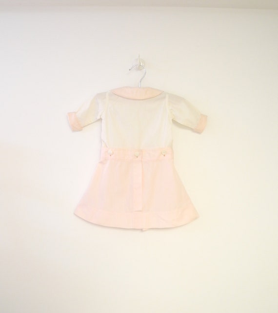 Vintage Baby Clothes, 1930's Pale Pink and White … - image 3