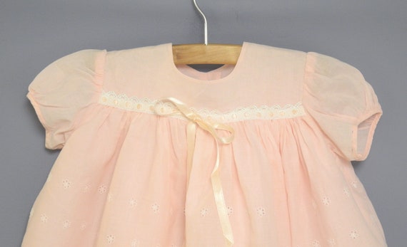 Vintage Baby Dress | 1950's Eyelet Kate Greenaway… - image 2