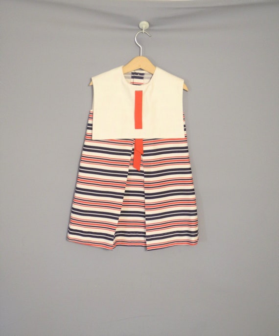 Vintage Girls Clothing | 1950's Red, White and Nav