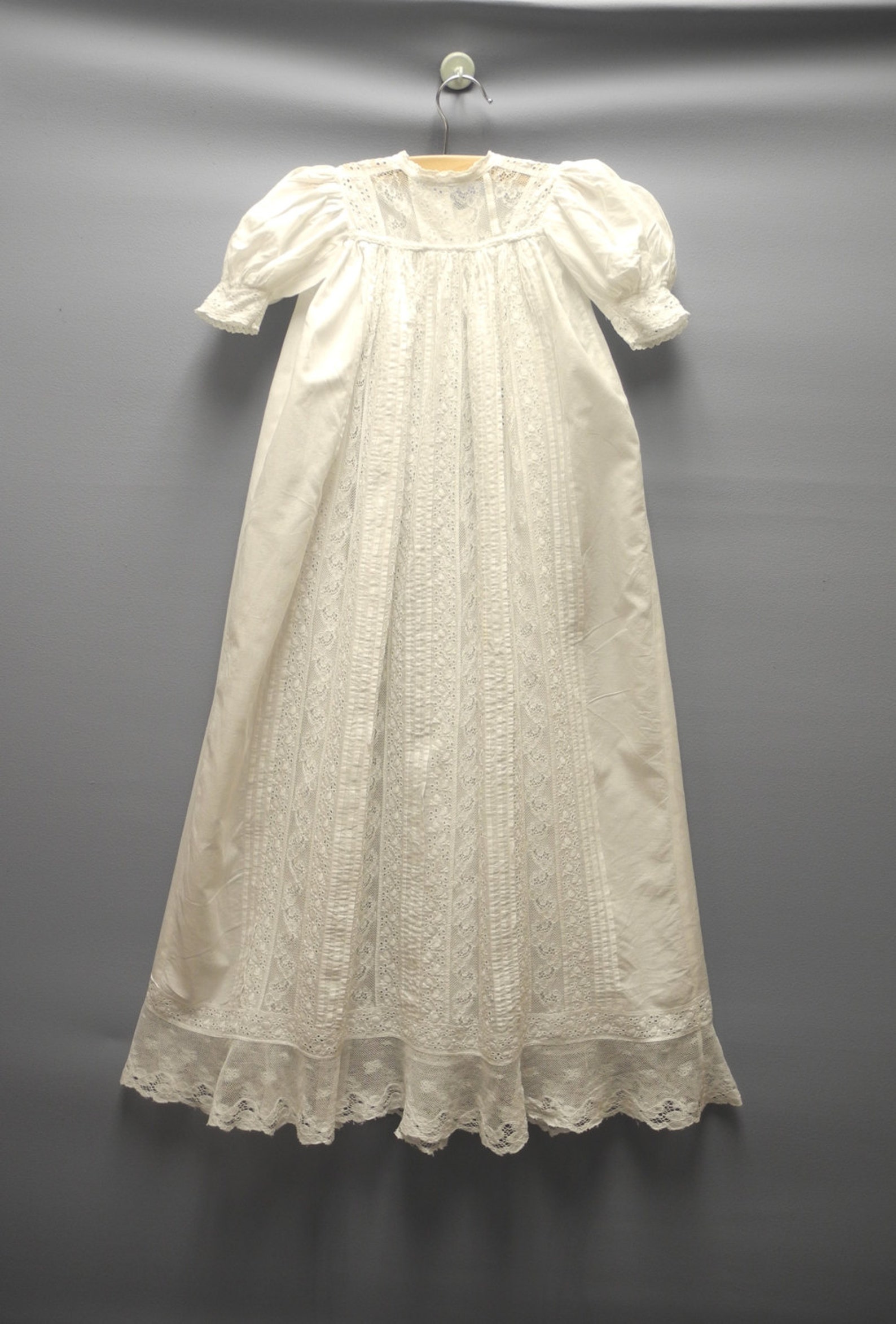 Vintage Baby Clothes 1900 Handmade White Eyelet Ruffled Baby Etsy